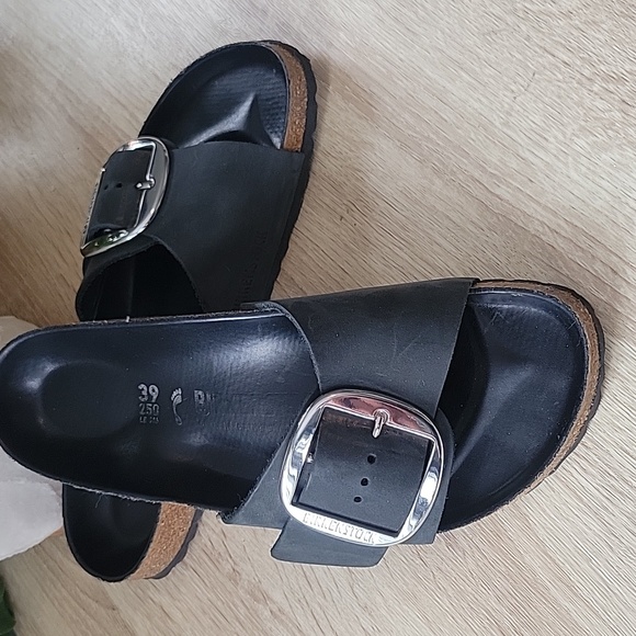 Birkenstock Shoes - Birkenstock MADRID Big Buckle Oiled Leather sandals